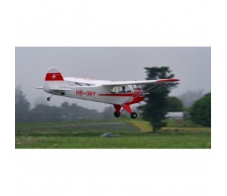 Avion FMS PIPER J3 V2 avec flotteurs PNP env.1.40m