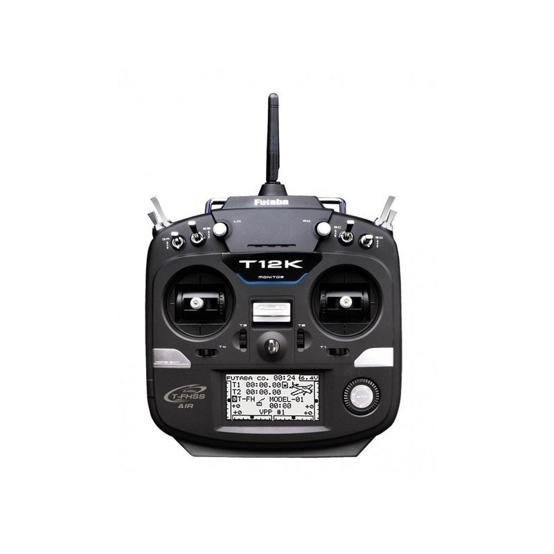Radio Futaba 12K Modo 1 + 2x R3008SB (con batería Tx + cargador)