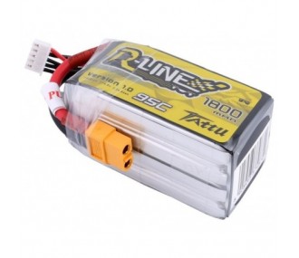Akku Tattu lipo R-Line 4S 14.8V 1800mAh 95C Steckdose xt60