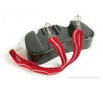 Universal radio desk with strap