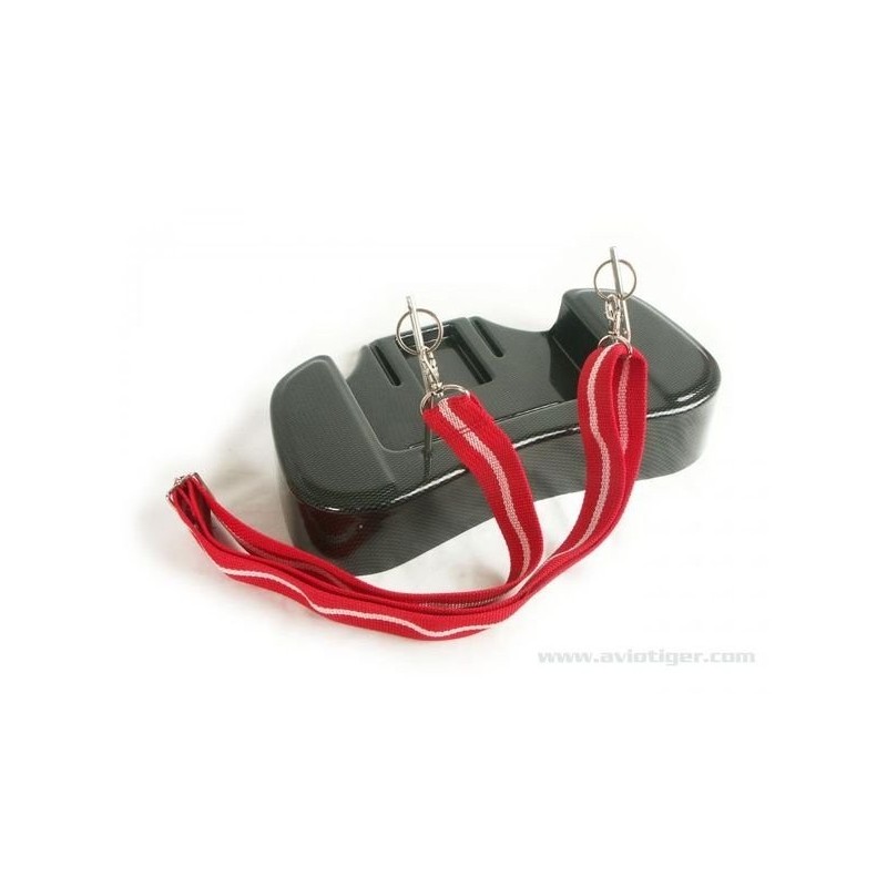Universal radio desk with strap