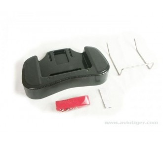 Universal radio desk with strap