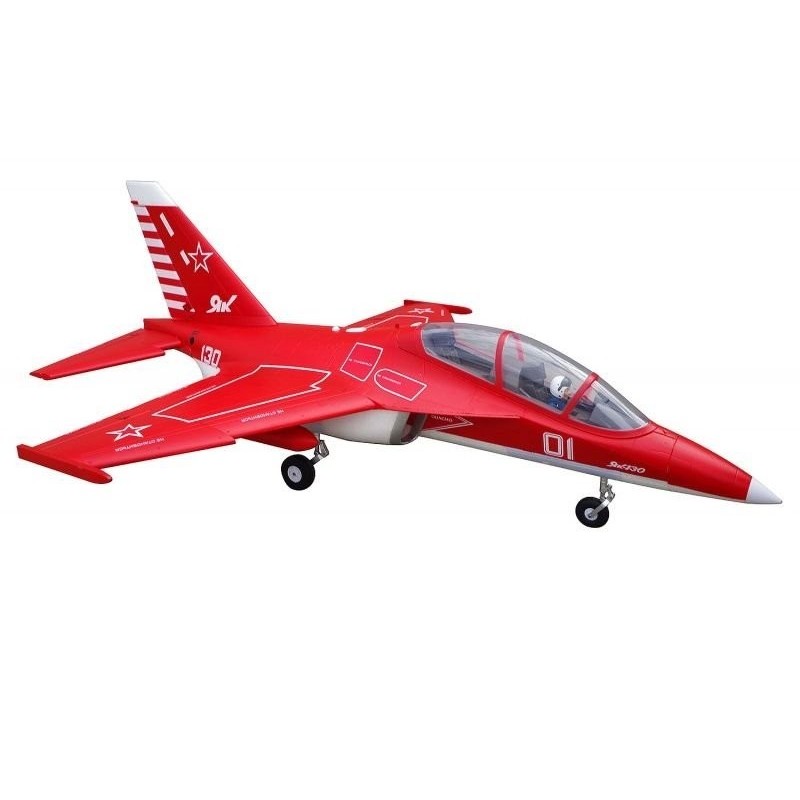 FMS Yak 130 V2 rojo PNP EDF jet aprox 0.88m