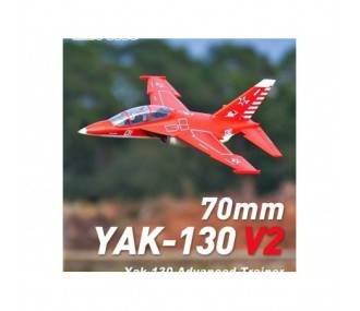 FMS Yak 130 V2 rojo PNP EDF jet aprox 0.88m