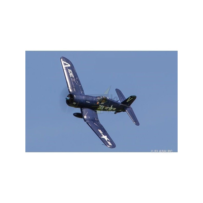 Avión corsario F4U FMS (azul) gigante V3 PNP aprox.1,40m