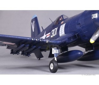 Avión corsario F4U FMS (azul) gigante V3 PNP aprox.1,40m