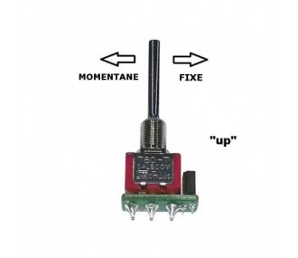 Long switch 3 positions UP momentary/fixed DS Jeti