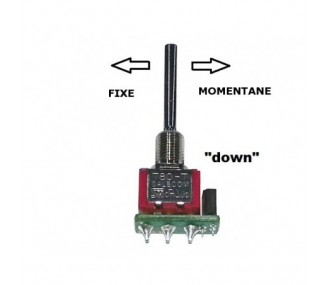 3 position long switch DOWN momentary/fixed DS Jeti