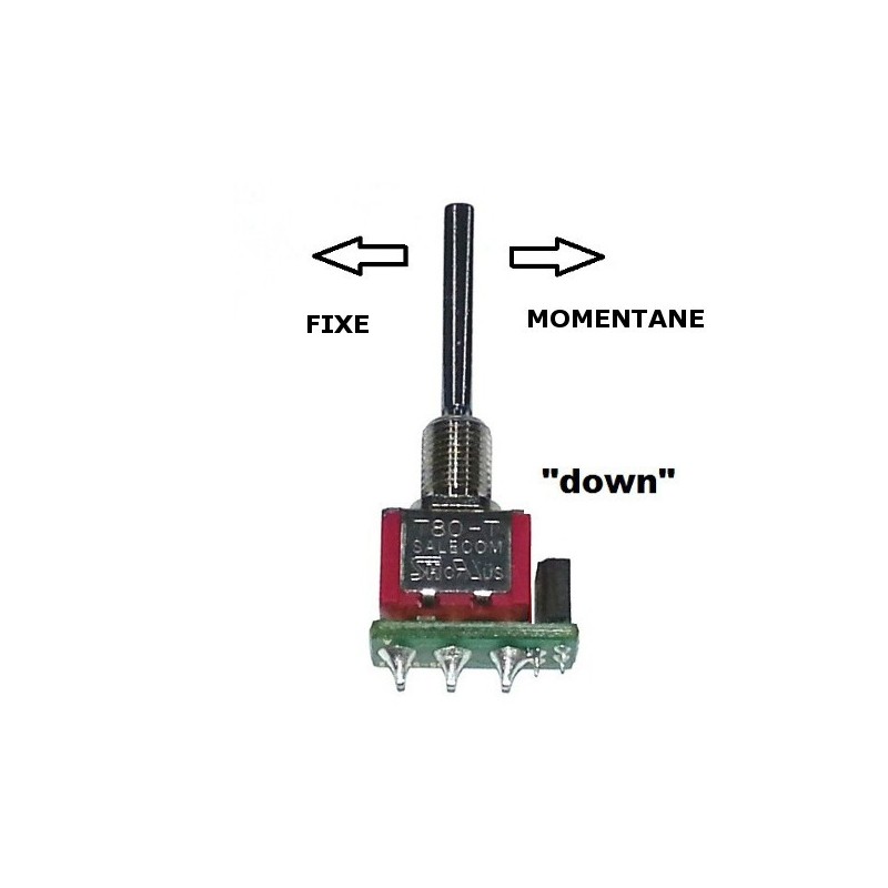 3 position long switch DOWN momentary/fixed DS Jeti