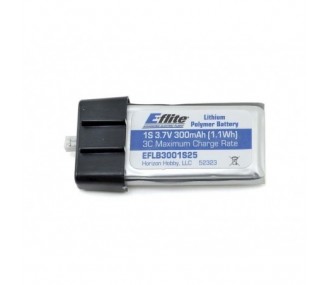 Akku E-flite lipo 1S 3,7V 300mAh 25C