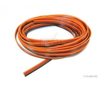 Cable Servo 4 brins 4x0,25mm² plat, 5m Muldental