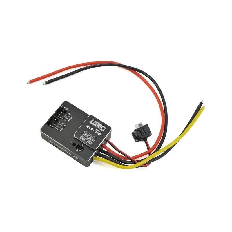 Interruptor Bec 25A - 5.2/6V/7.4/8.4V (3 a 18S) - Hobbywing