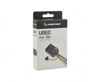 Interruptor Bec 25A - 5.2/6V/7.4/8.4V (3 a 18S) - Hobbywing