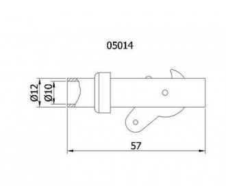 12mm aluminum tow hook Topmodel CZ