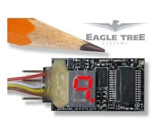 MicroSensor de fuerza G de 3 ejes 7+Gs Eagle Tree