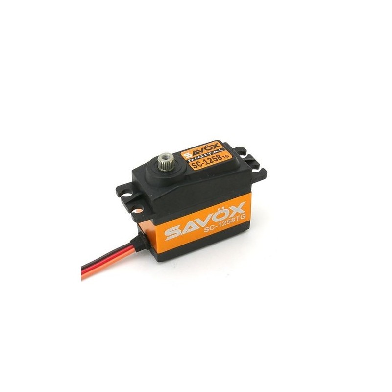 Savox SC-1258TG+ titanium standard digital servo (52g, 12kg.cm, 0.08s/60°)