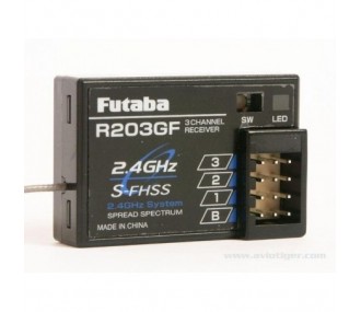 Recepteur R203GF S-FHSS 2.4GHZ Futaba