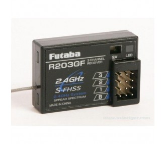 Receptor Futaba R203GF S-FHSS 2.4GHZ