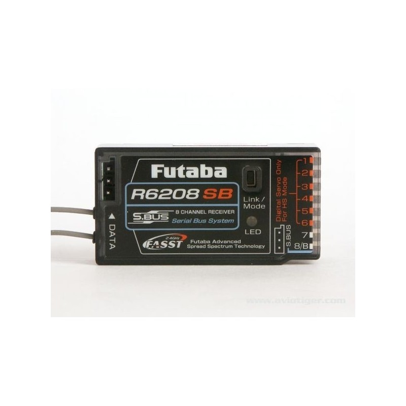 Ricevitore a 8 canali Futaba R6208SB SBUS 2,4GHz