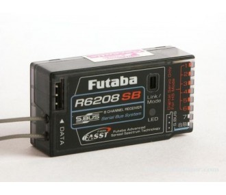 Ricevitore a 8 canali Futaba R6208SB SBUS 2,4GHz