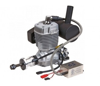 2T OS GT 33 gasoline engine with E-5030 silencer