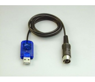 Cordon USB-PC pour émetteur Multiplex