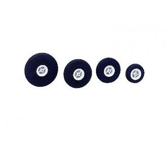 Pair of light foam wheels 15mm