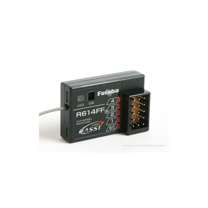 Recepteur R614FF 2.4GHZ 4 Voies FASST Futaba