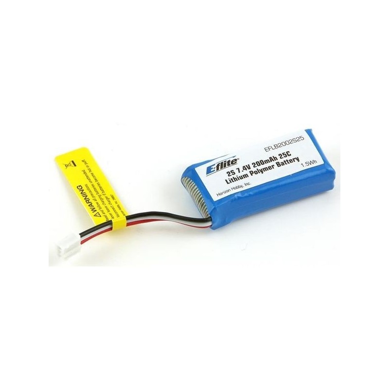 Batterie E-flite lipo 2S 7.4V 200mAh E-Flite