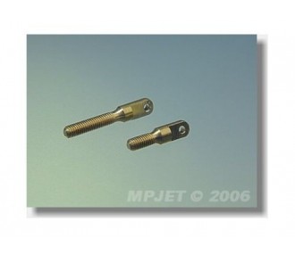 Screw-in brass horn ø3x16 mm Mp Jet (2pcs)