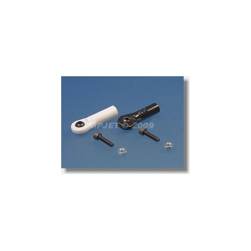 2330 - Snodo sferico Clevis M2 forato 2mm + bulloni (2pz) - Mp Jet