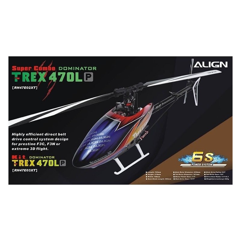 Align T-Rex 470LP Dominator Super Combo RH47E02X

This phrase is actually a product name and code, so it does not require translation. The original French text seems to be the same as the English product name. If you need a description or more context tra