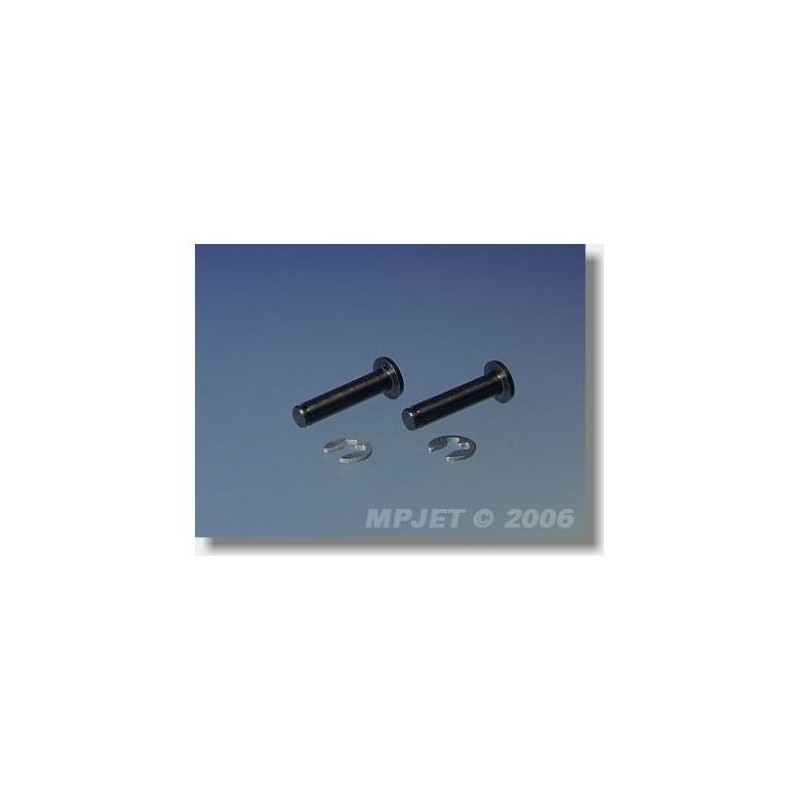 Axes de pales avec circlips dia.3x10mm 2pcs