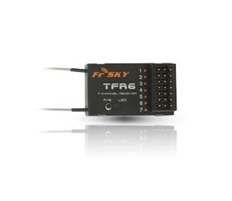 TFR6 Rx Frsky 7 Canales 2.4GHz FASST-Futaba