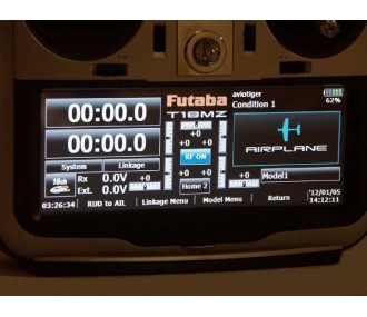 Radio Futaba 18MZ + R-7008SB Mode1