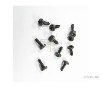Servo bolts (nylon gears) 10pcs Futaba