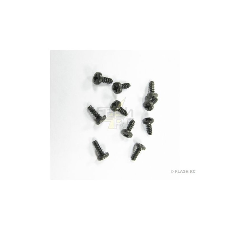 Servo bolts (nylon gears) 10pcs Futaba