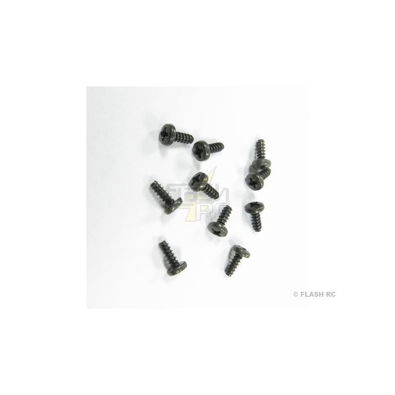 Plastic screw 3x8 10pcs Futaba