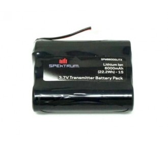 Batterie Tx Spektrum lipo 1S 3.7V 6000mAh pour iX12