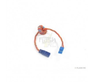 Cable alargador servo 15cm JR 0,35mm² trenzado con ferrita Muldental