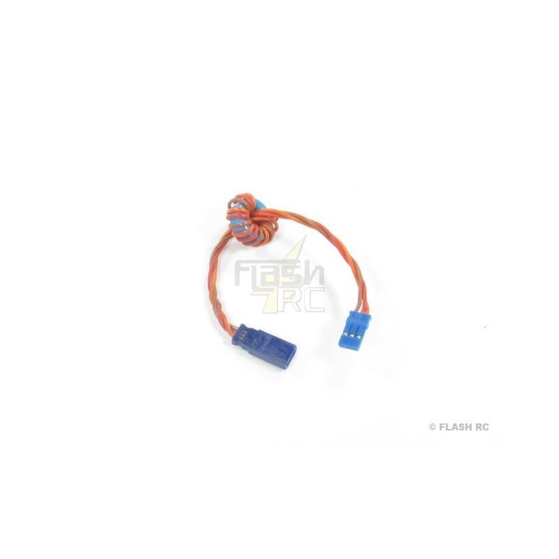 Cable alargador servo 15cm JR 0,35mm² trenzado con ferrita Muldental