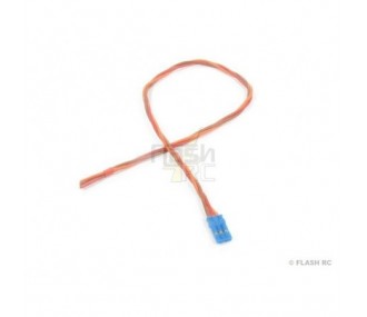 Enchufe macho JR 30cm 0,35mm² Silicona Azul Enchufe Muldental