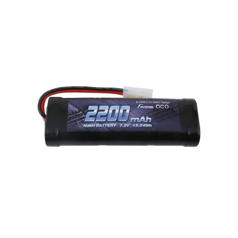 Batterie NiMh 7.2V 2200mAh Prise Tamiya - Gens Ace