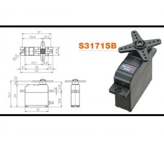Futaba SBUS MG Mini Servo S3171SB
