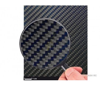 ECOTECH placa de carbono 0,5mm 15x35cm R&G