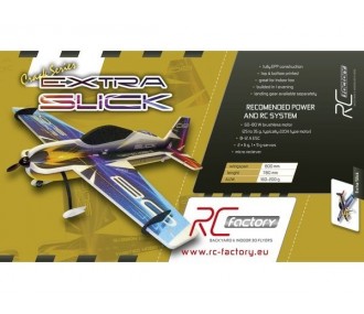 RC-Flugzeug Factory Extra Slick 'Backyard Series' ca.0.80m