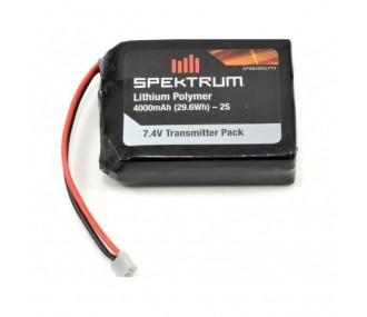 Batterie Tx Spektrum lipo 2S 7.4V 4000mAh pour DX7s/DX8/DX9