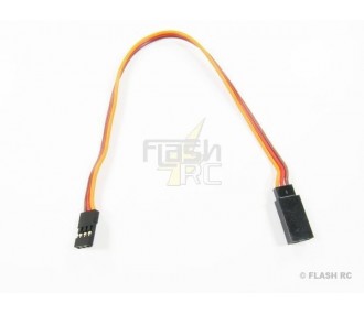 Cable alargador servo 20cm JR 0,25mm² cable plano