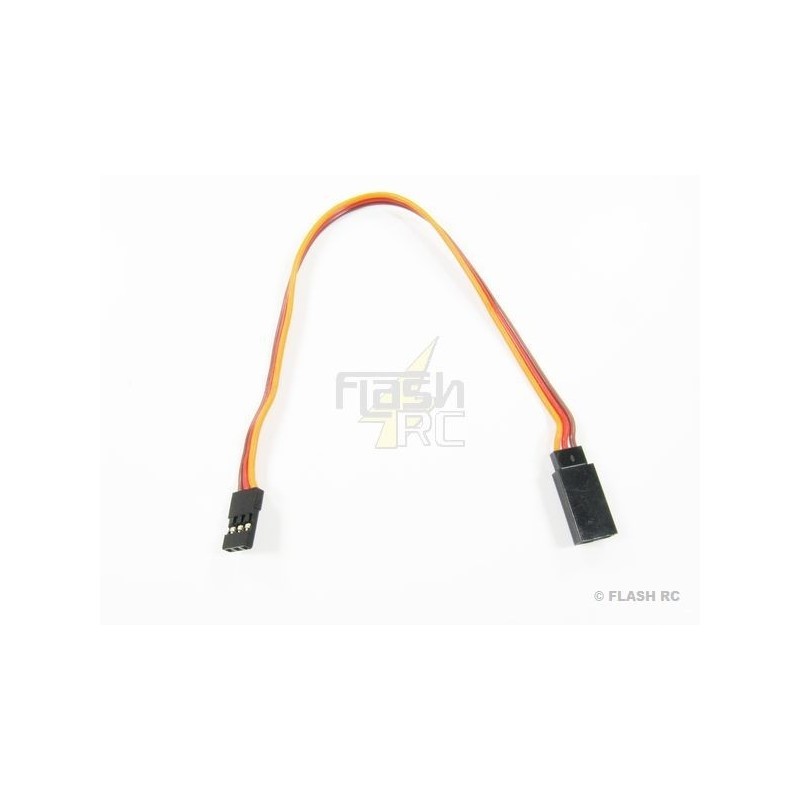 Cable alargador servo 20cm JR 0,25mm² cable plano