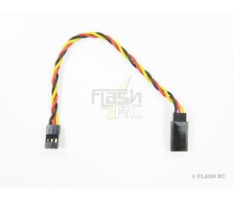 Servo extension 15cm JR 0,33mm² twisted wire